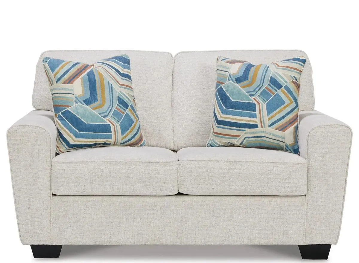 Cashton Loveseat in Snow by Ashley Furniture