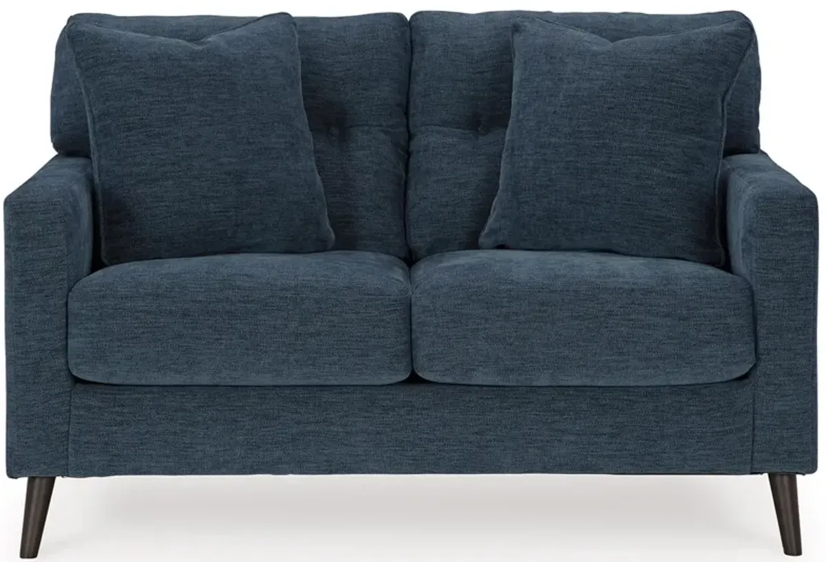 Bixler Loveseat in Navy by Ashley Furniture