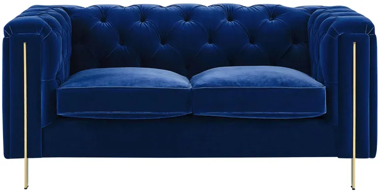 Charlene Loveseat in Blue by Steve Silver Co.