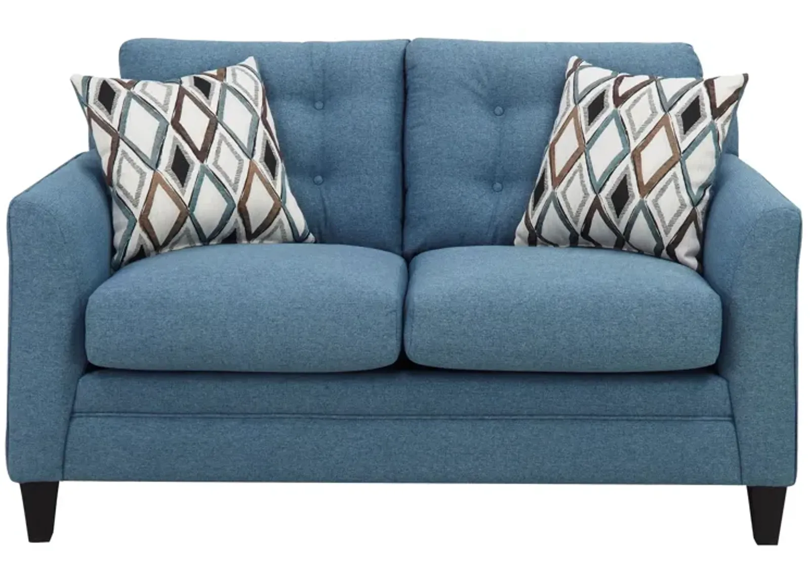 Wexler Loveseat in Blue by Hughes Furniture