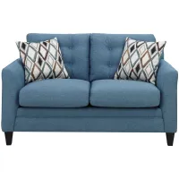 Wexler Loveseat in Blue by Hughes Furniture