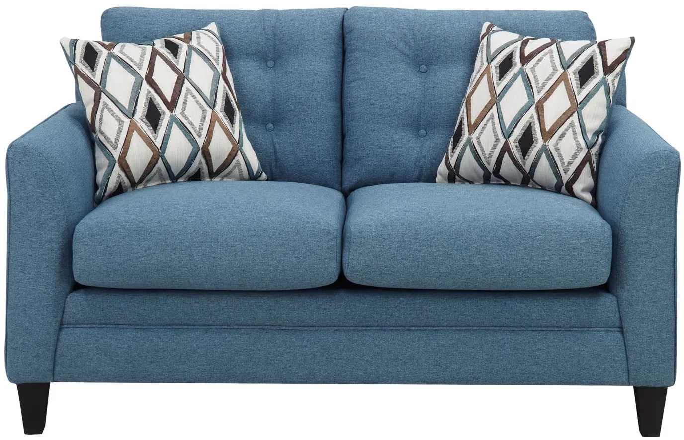 Wexler Loveseat in Blue by Hughes Furniture