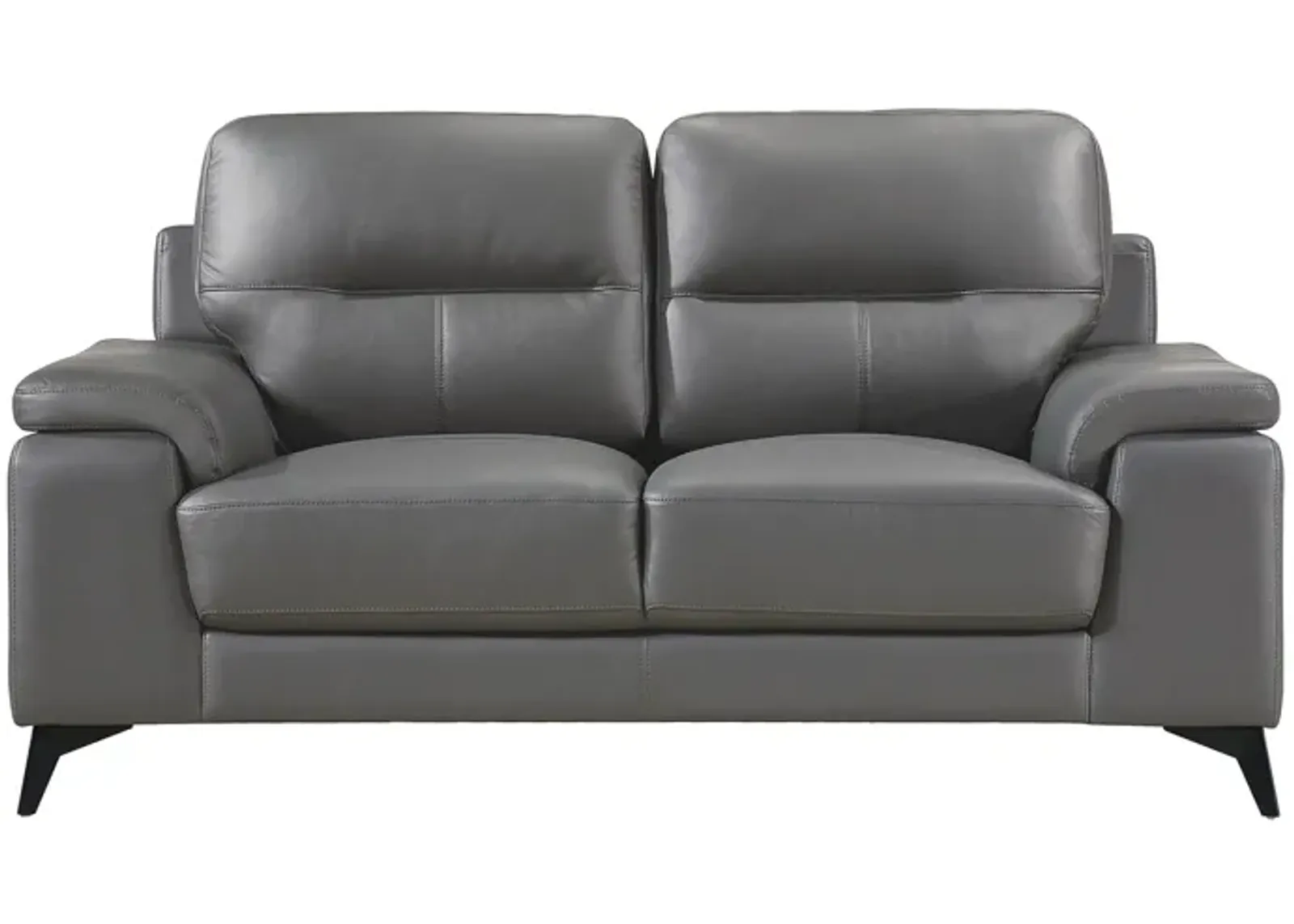 Selles Loveseat in Dark Gray by Homelegance