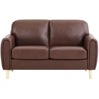 Emily Loveseat in Brown by Lifestyle Solutions