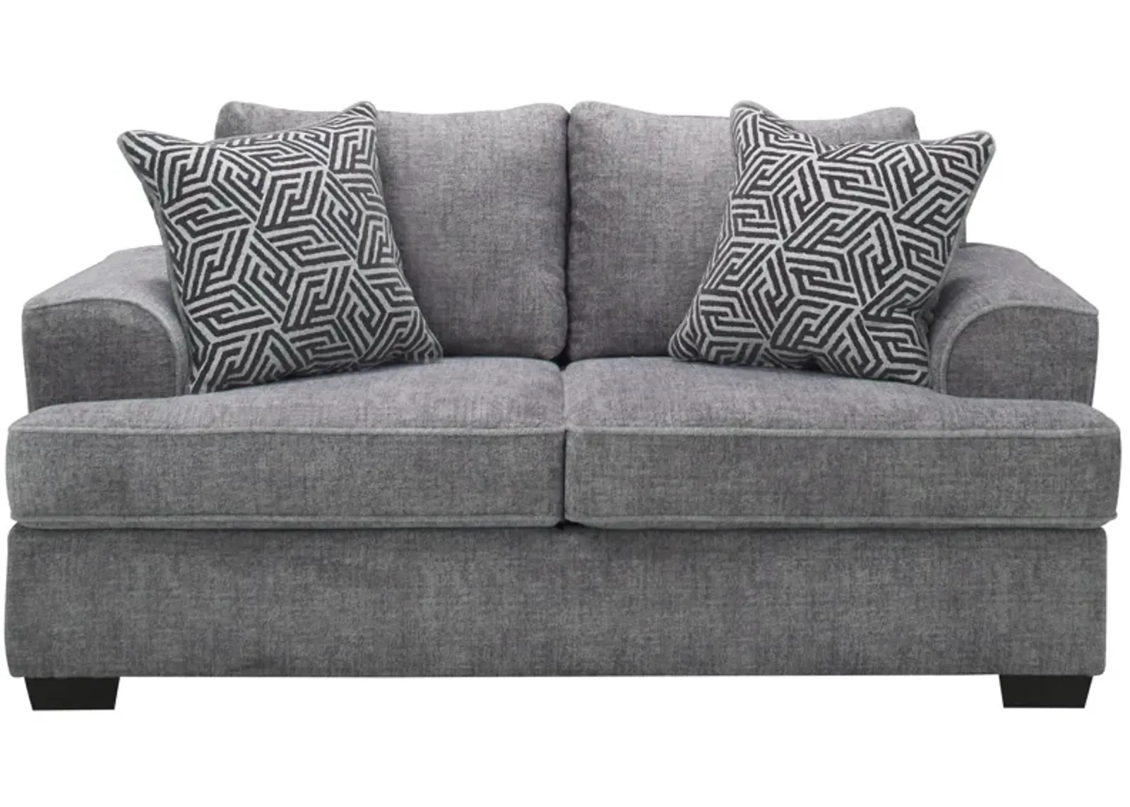 Greystone Loveseat in Gray by Behold Washington