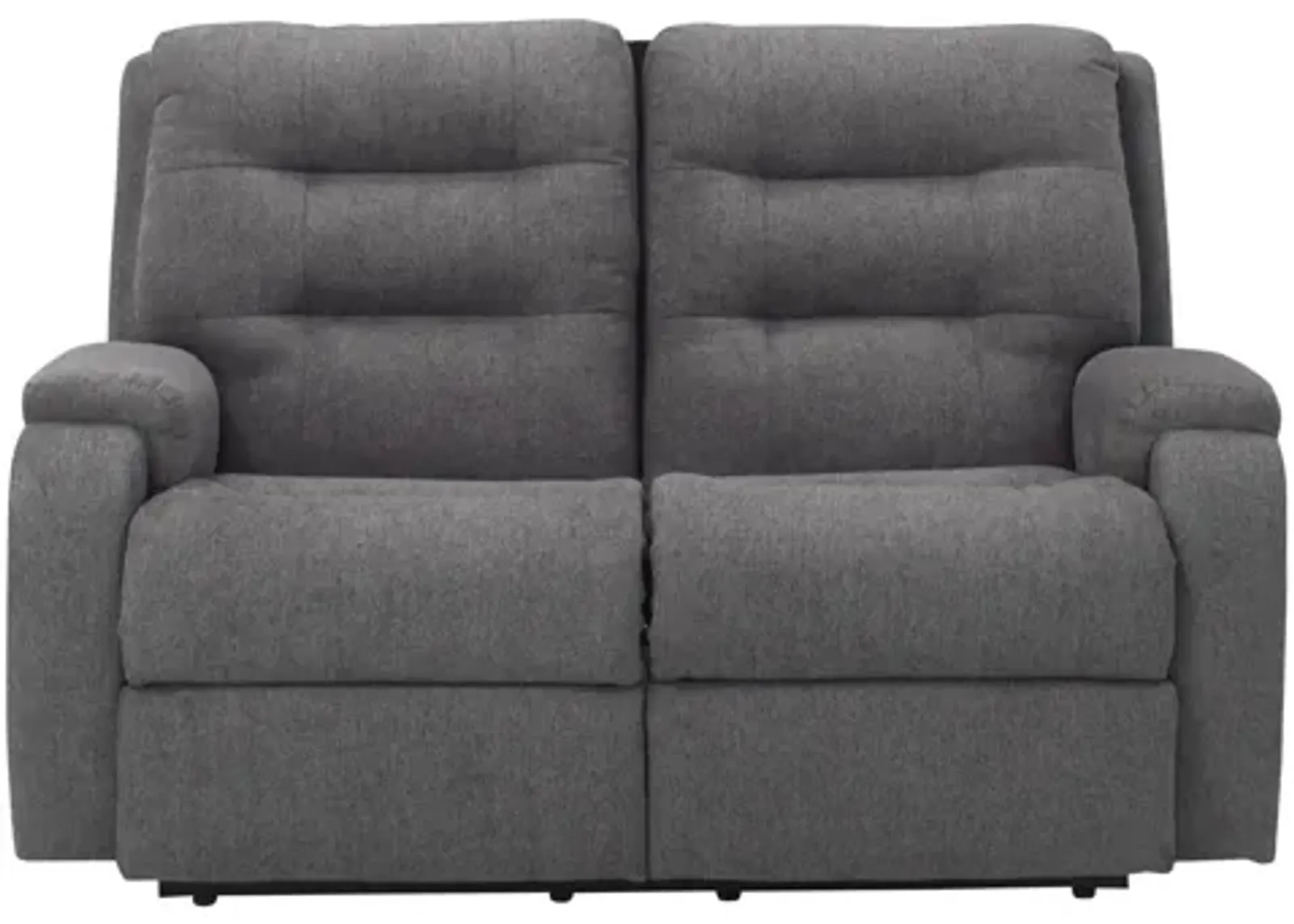 Halenbeck Triple Power Loveseat in Dark Gray by Flexsteel