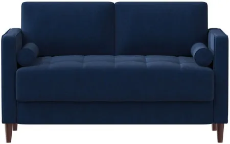 Forrester Loveseat in Navy Blue by Lifestyle Solutions