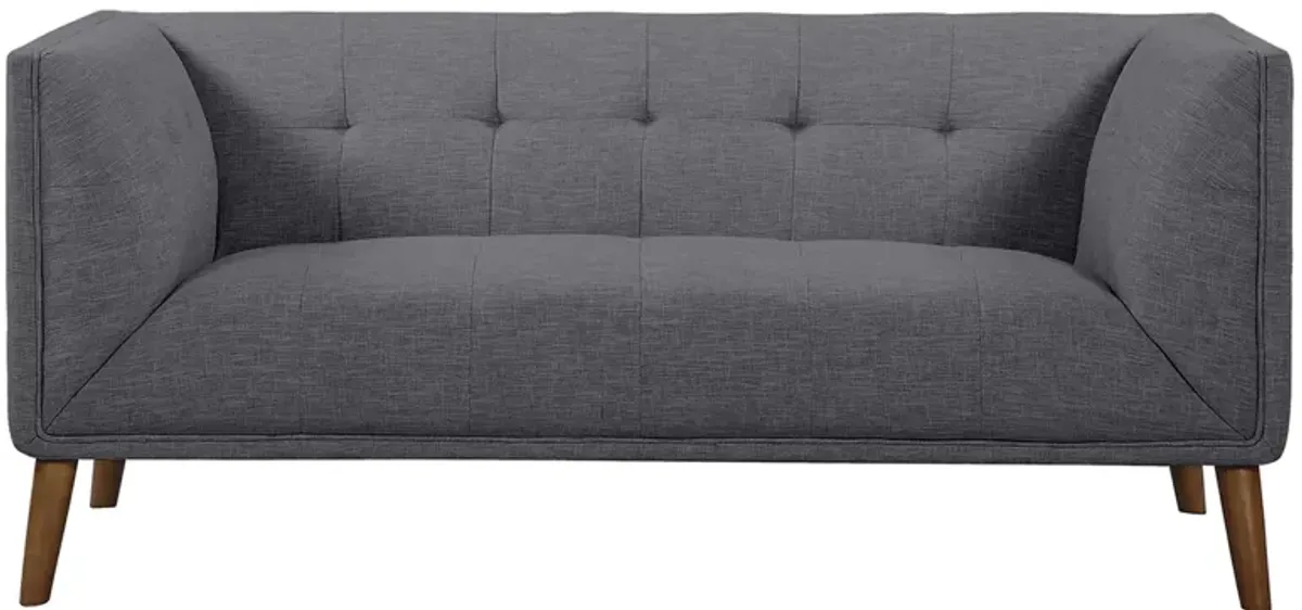 Hudson Loveseat in Dark Gray by Armen Living