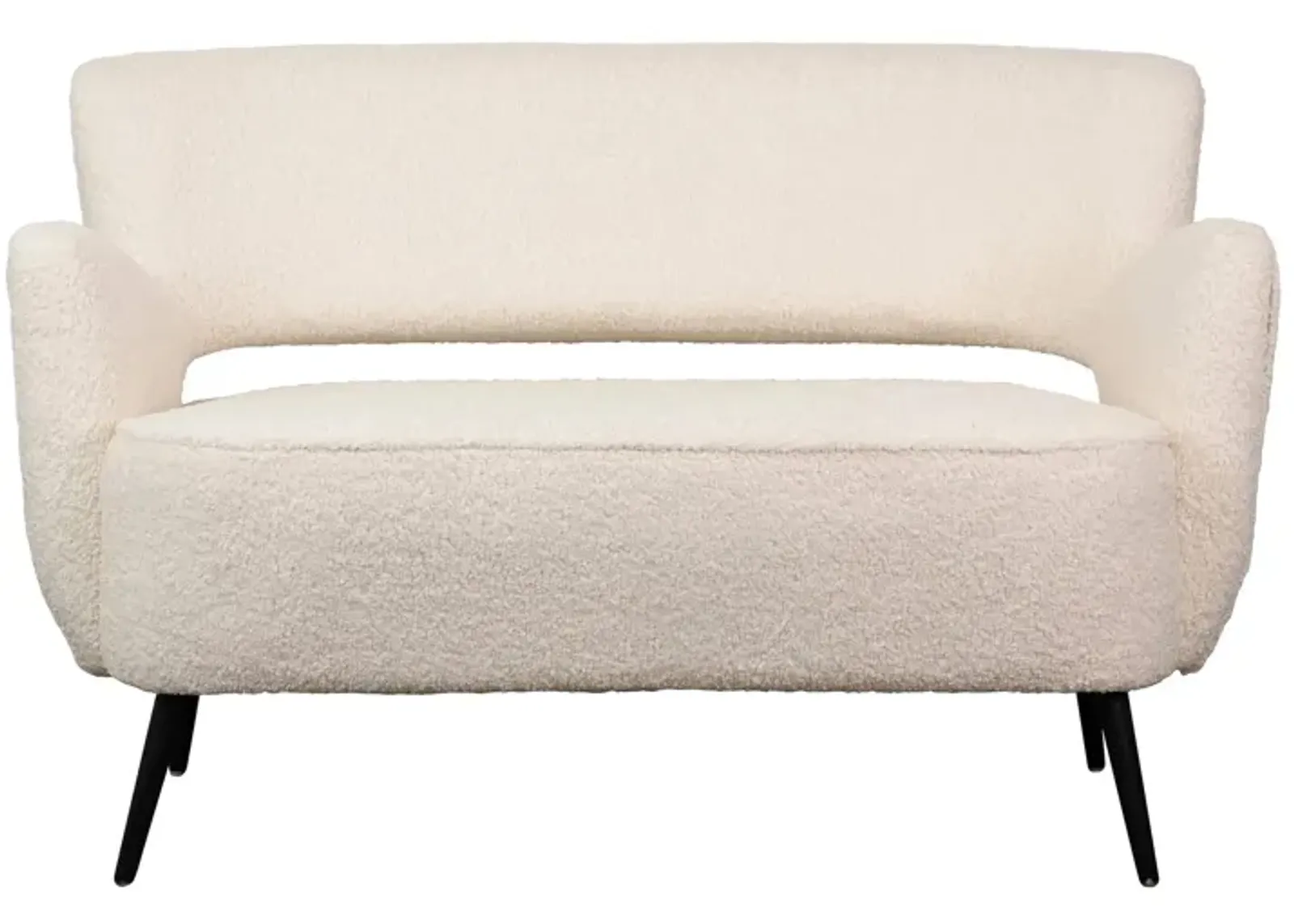 Zani Faux Sheepskin Love Seat