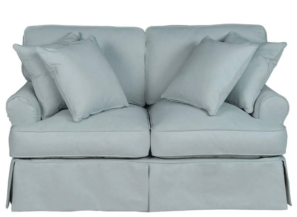 Horizon Loveseat in Peyton Blue by Sunset Trading