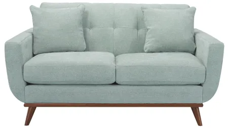 Milo Loveseat in Suede-So-Soft Hydra by H.M. Richards