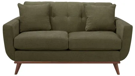 Milo Loveseat in Suede-So-Soft Pine by H.M. Richards