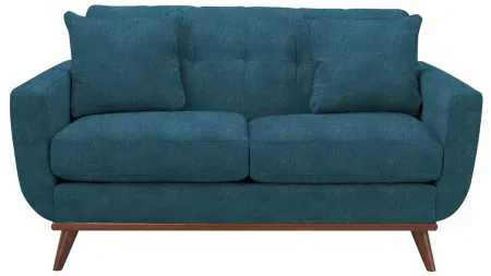 Milo Loveseat in Suede-So-Soft Lagoon by H.M. Richards