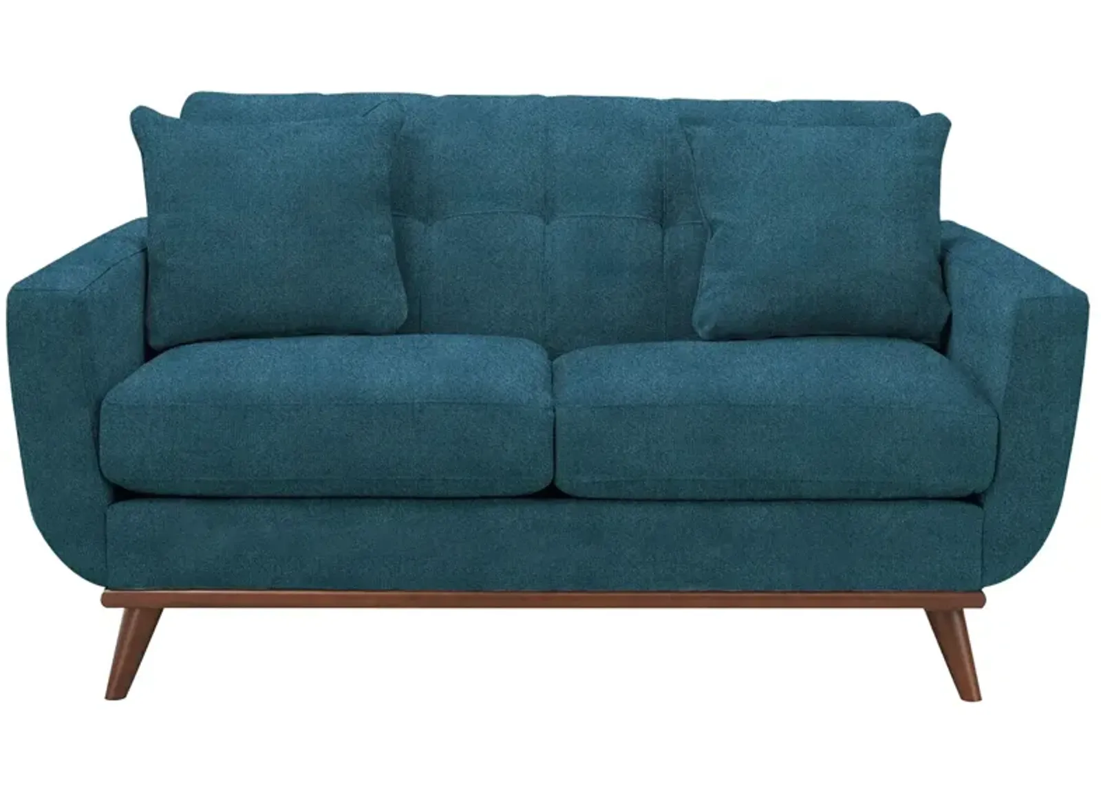 Milo Loveseat in Suede-So-Soft Lagoon by H.M. Richards