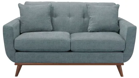 Milo Loveseat in Elliot French Blue by H.M. Richards