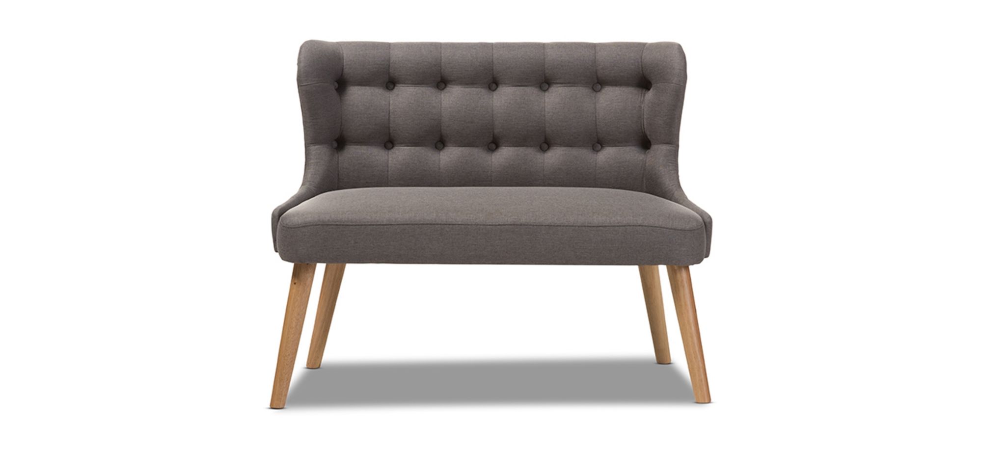 Melody Settee Bench in Gray by Wholesale Interiors