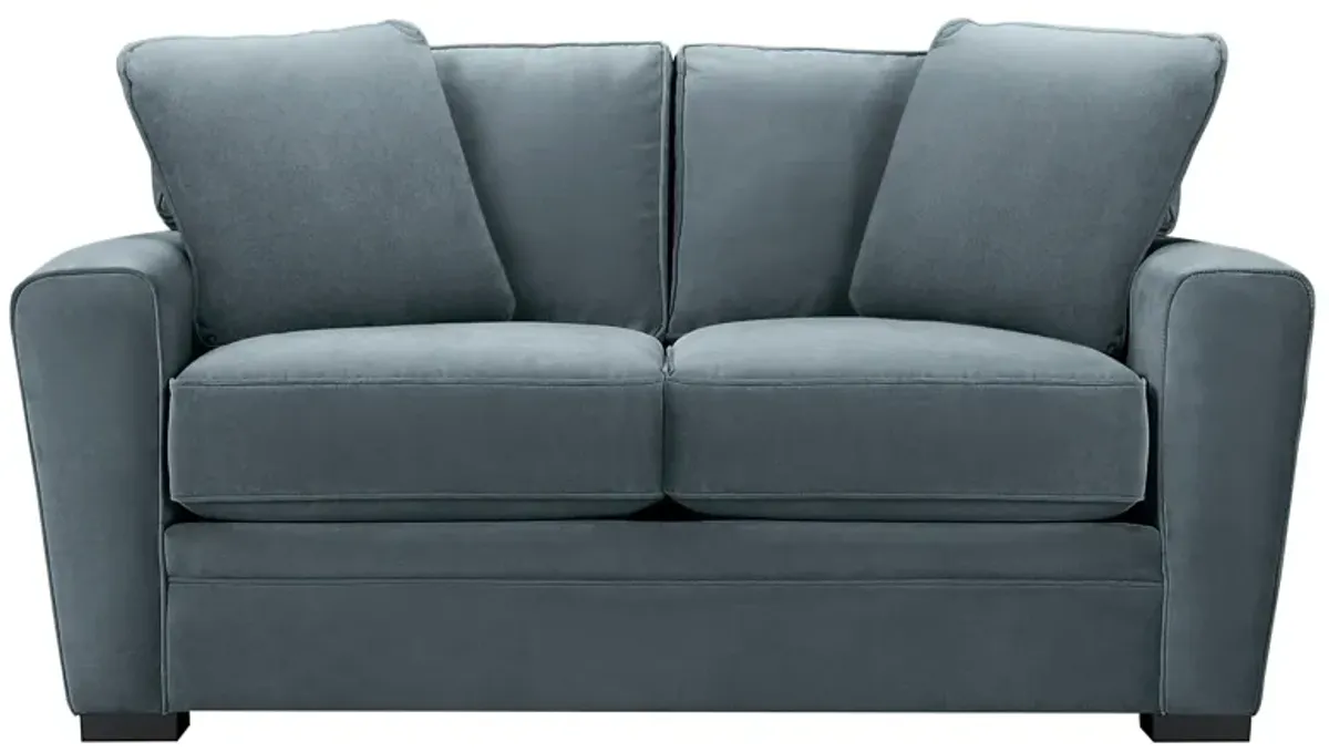 Artemis Loveseat in Gypsy Blue Goblin by Jonathan Louis