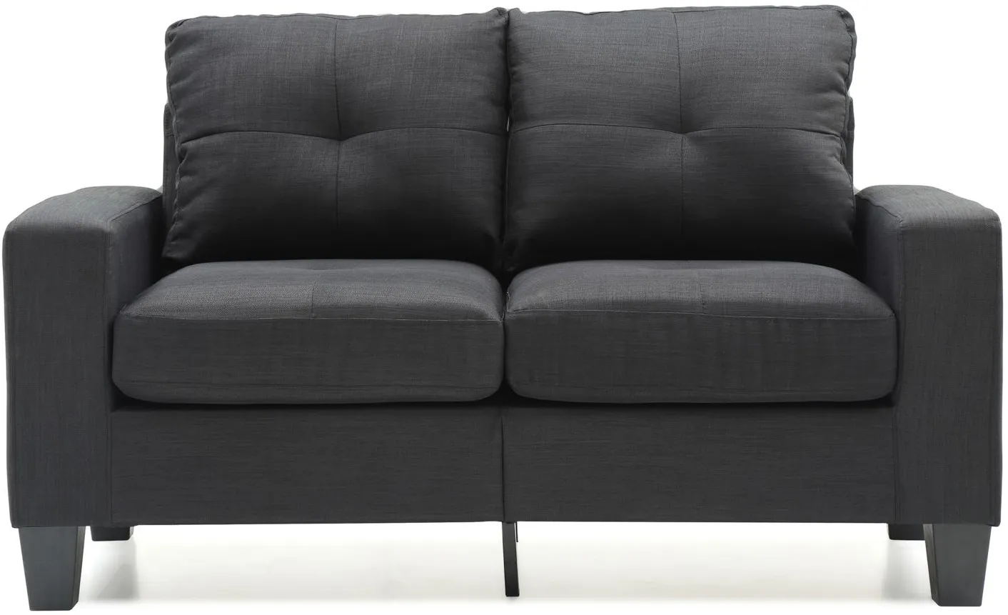 Newbury Modular Loveseat by Glory Furniture in Black by Glory Furniture