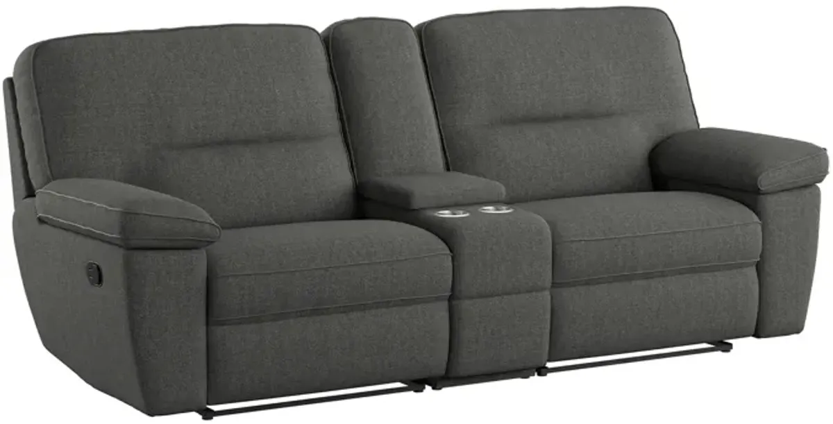 Alberta Modular Reclining Console Loveseat