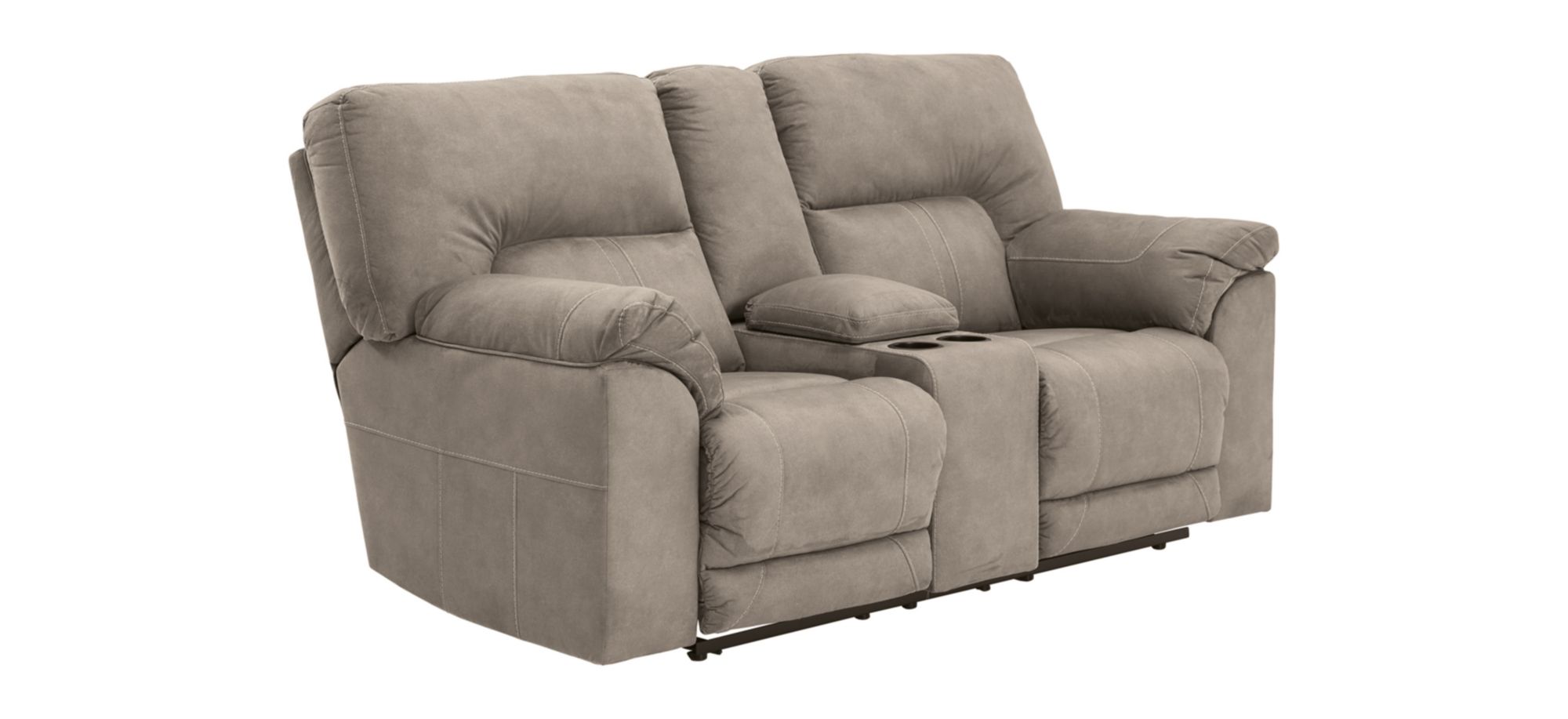 Cavalcade Double Recliner Loveseat w/Console in Slate by Ashley Furniture