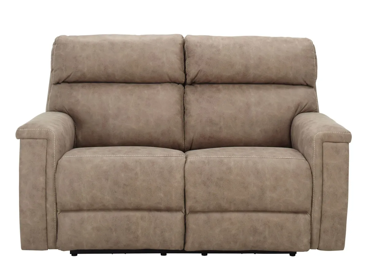 Blake Microfiber Power Loveseat w/ Power Headrest