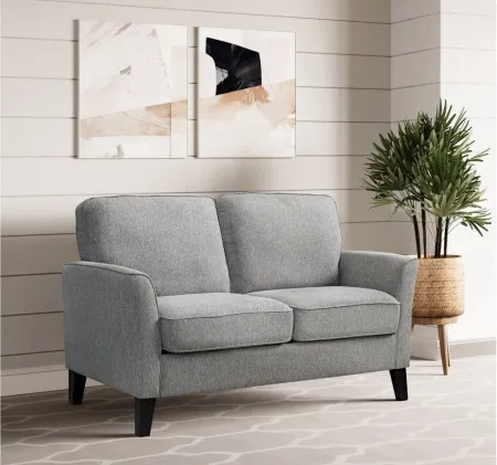 Agot Loveseat in Light Gray by Lifestyle Solutions