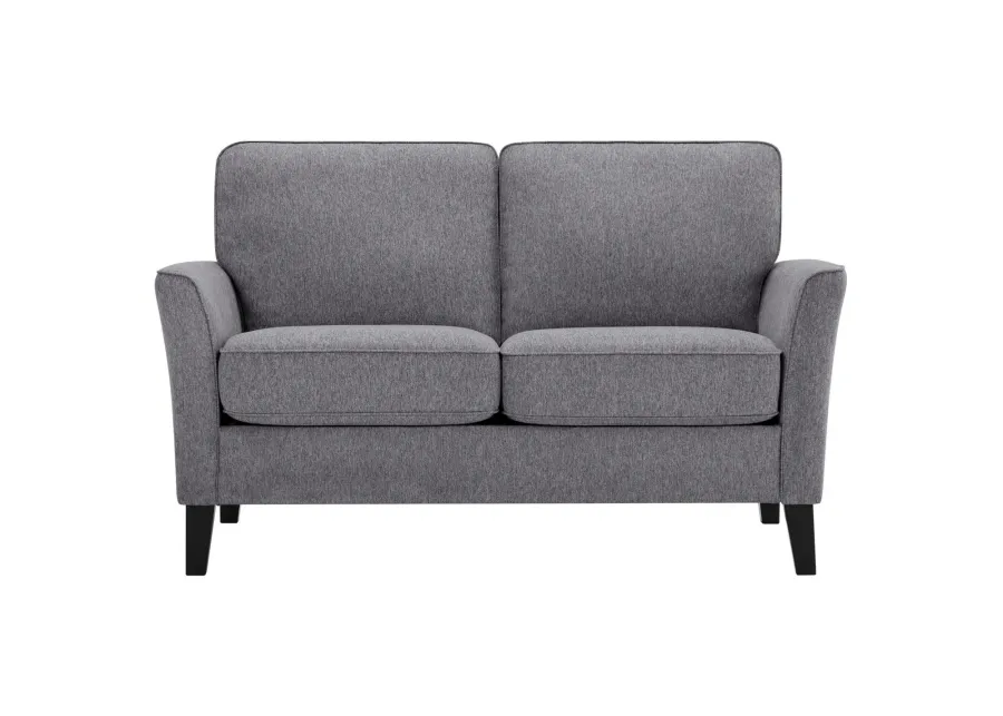 Agot Loveseat in Charcoal by Lifestyle Solutions