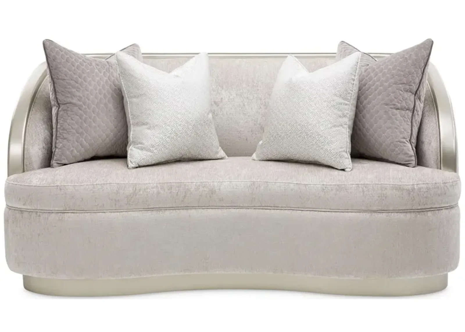 Lanna Loveseat in Silver Mist by Amini Innovation