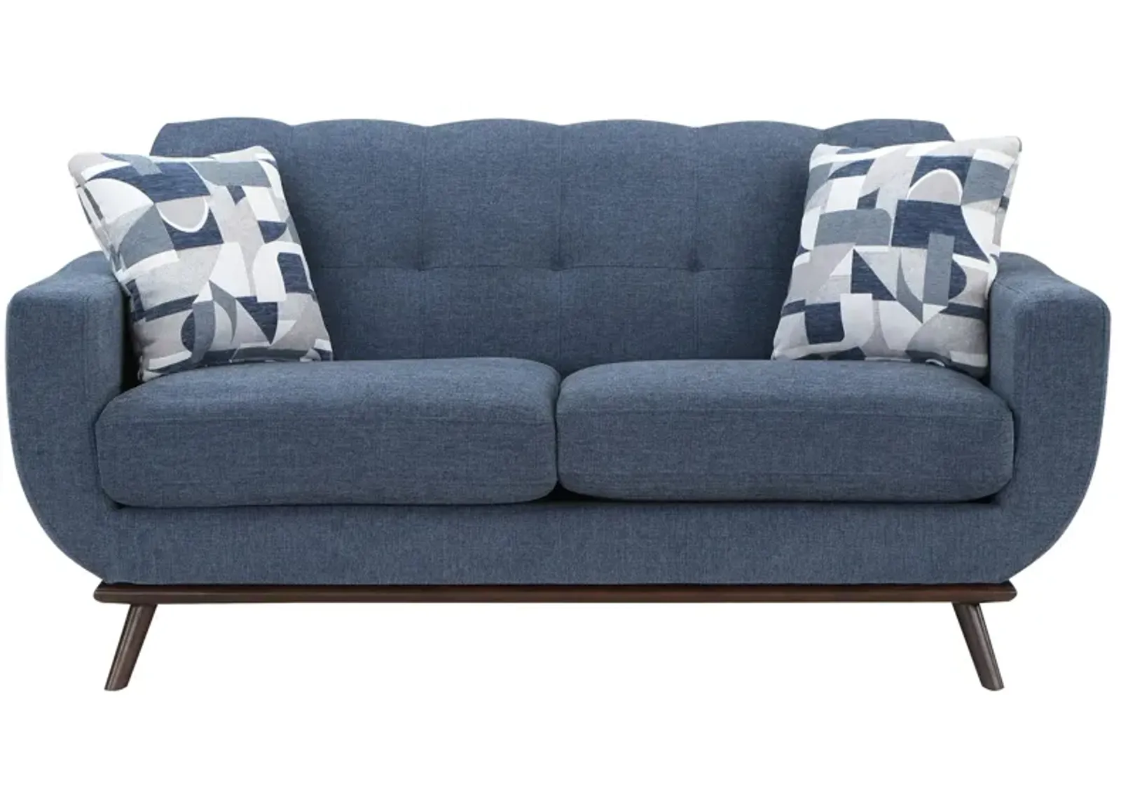 Cecily Loveseat in Blue by Homelegance