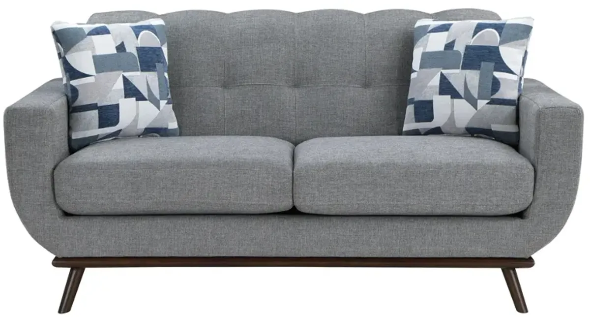 Cecily Loveseat in Gray by Homelegance