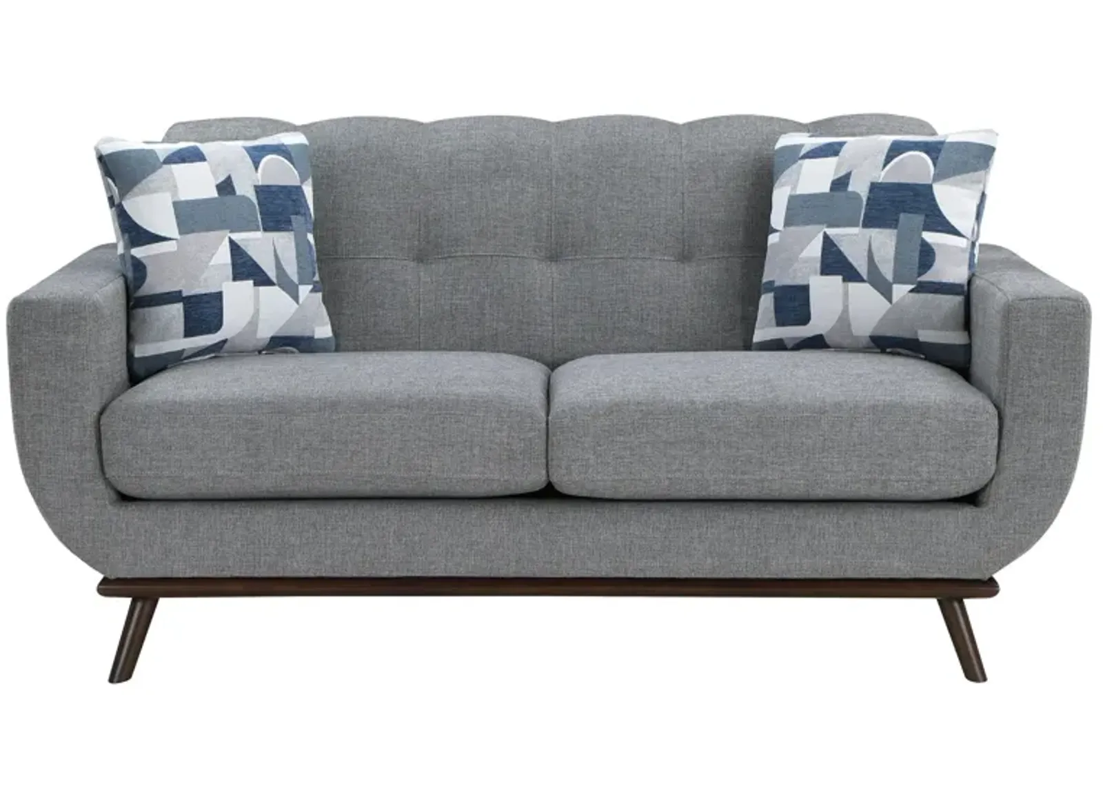 Cecily Loveseat in Gray by Homelegance