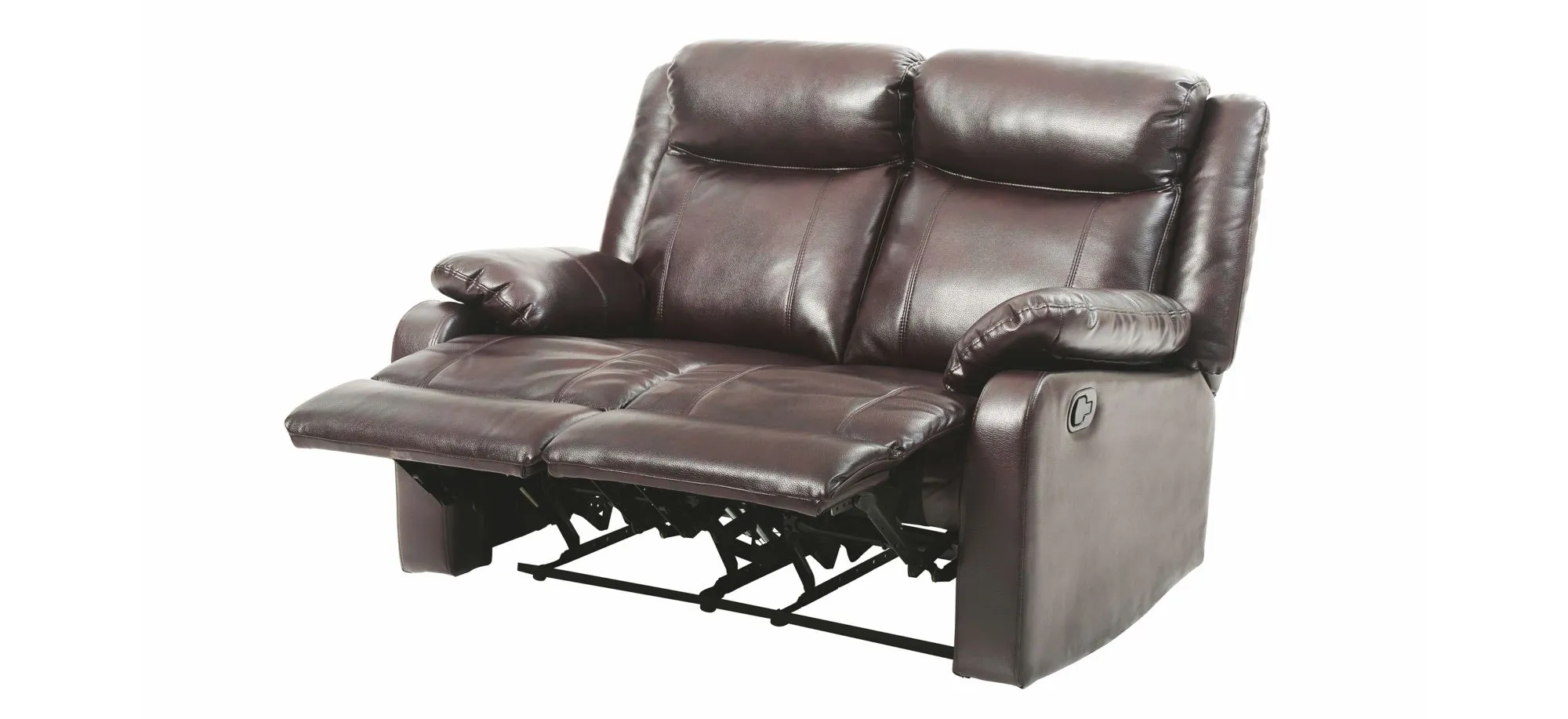 Ward Double Reclining Loveseat in Dark Brown by Glory Furniture