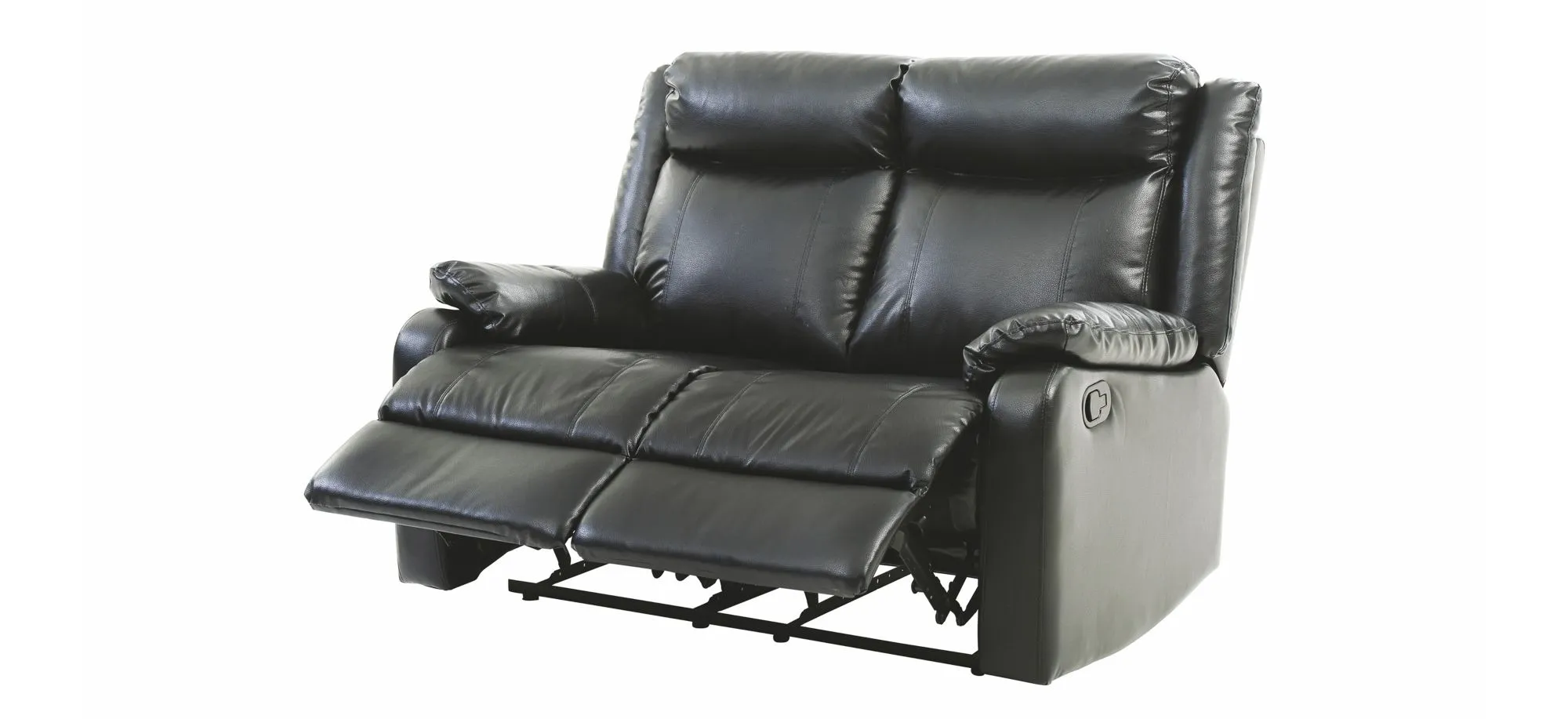 Ward Double Reclining Loveseat in Black by Glory Furniture