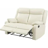 Ward Double Reclining Loveseat in Pearl by Glory Furniture