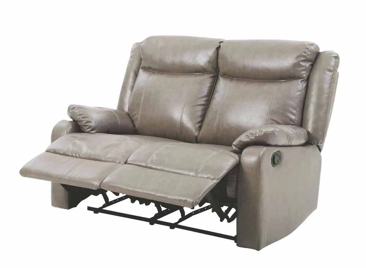 Ward Double Reclining Loveseat in Gray by Glory Furniture