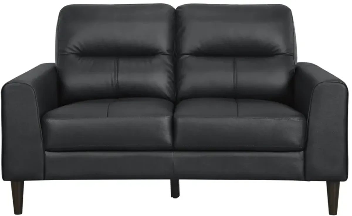 Landrum Loveseat in Black by Homelegance