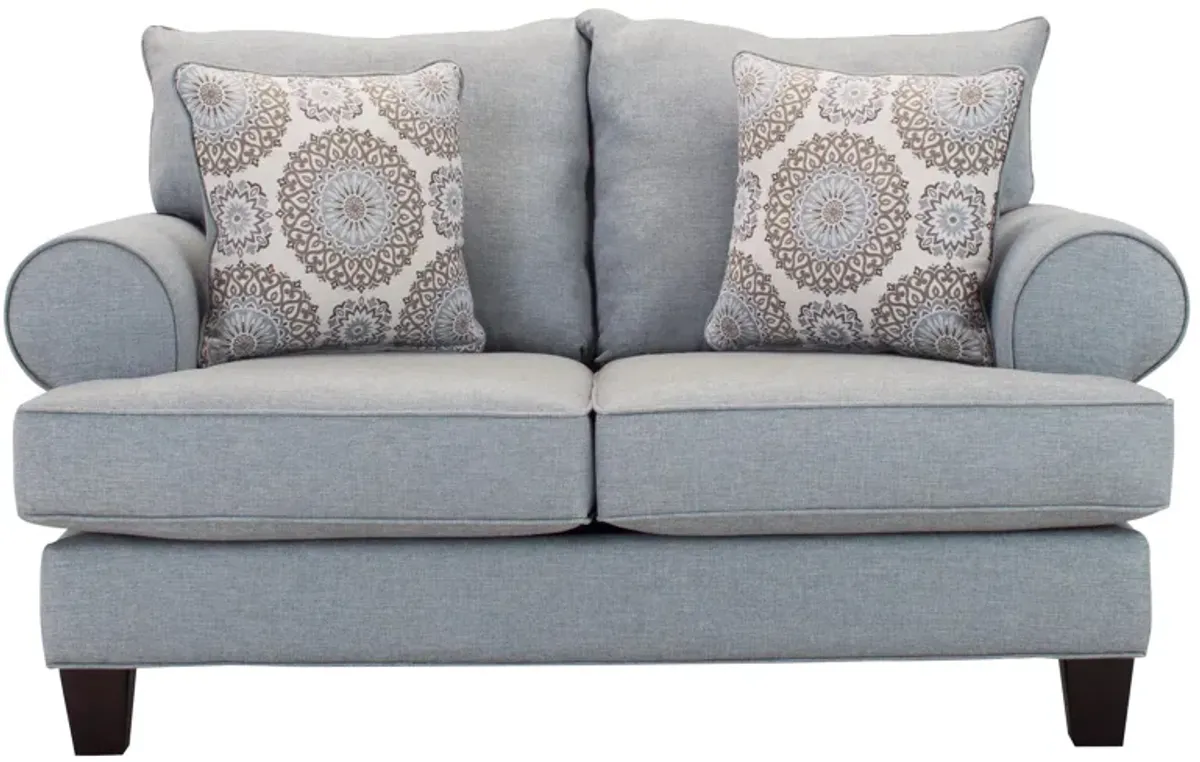 Azlyn Loveseat in Grande Mist by Fusion Furniture