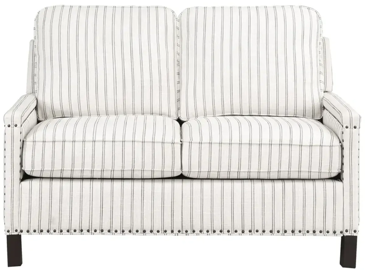 Genevieve Loveseat in White by Homelegance