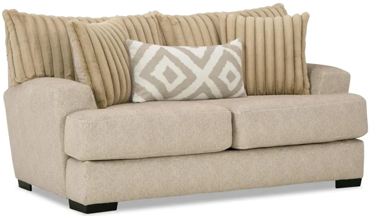 Mondo Loveseat in Toast by Albany Furniture