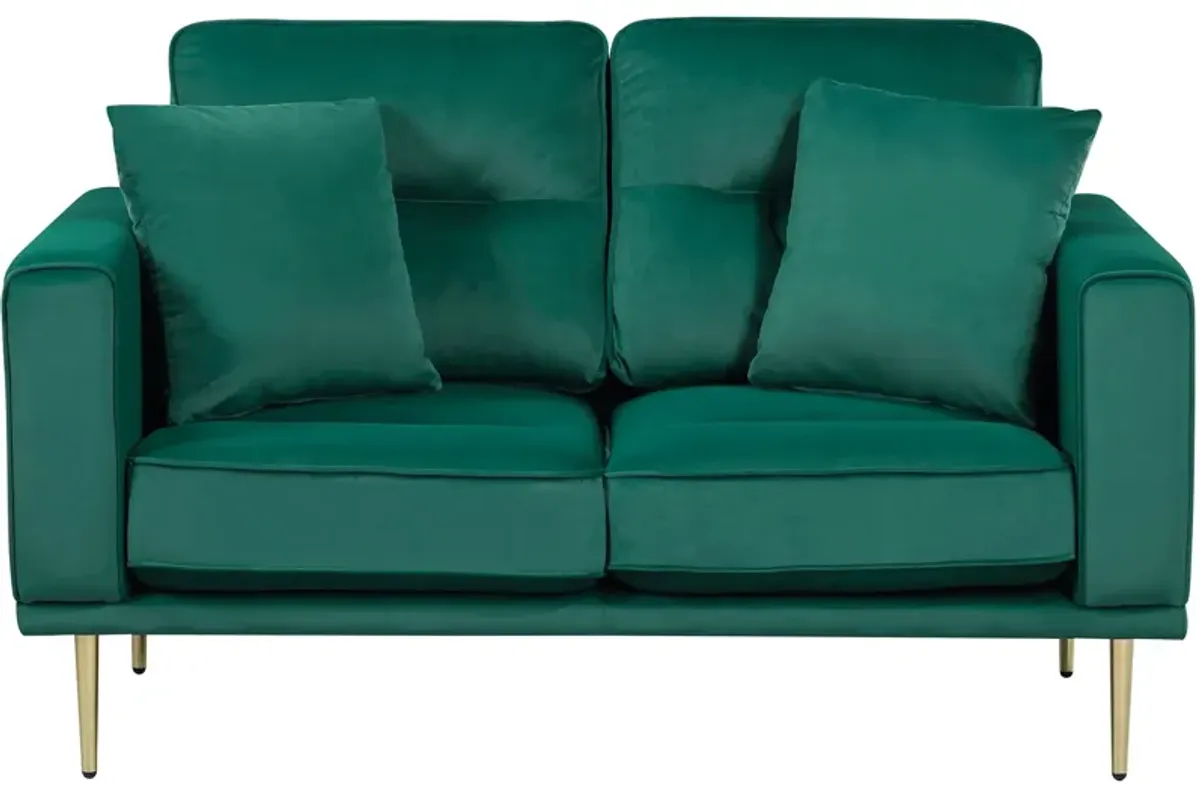 Foster Loveseat in Green by Homelegance