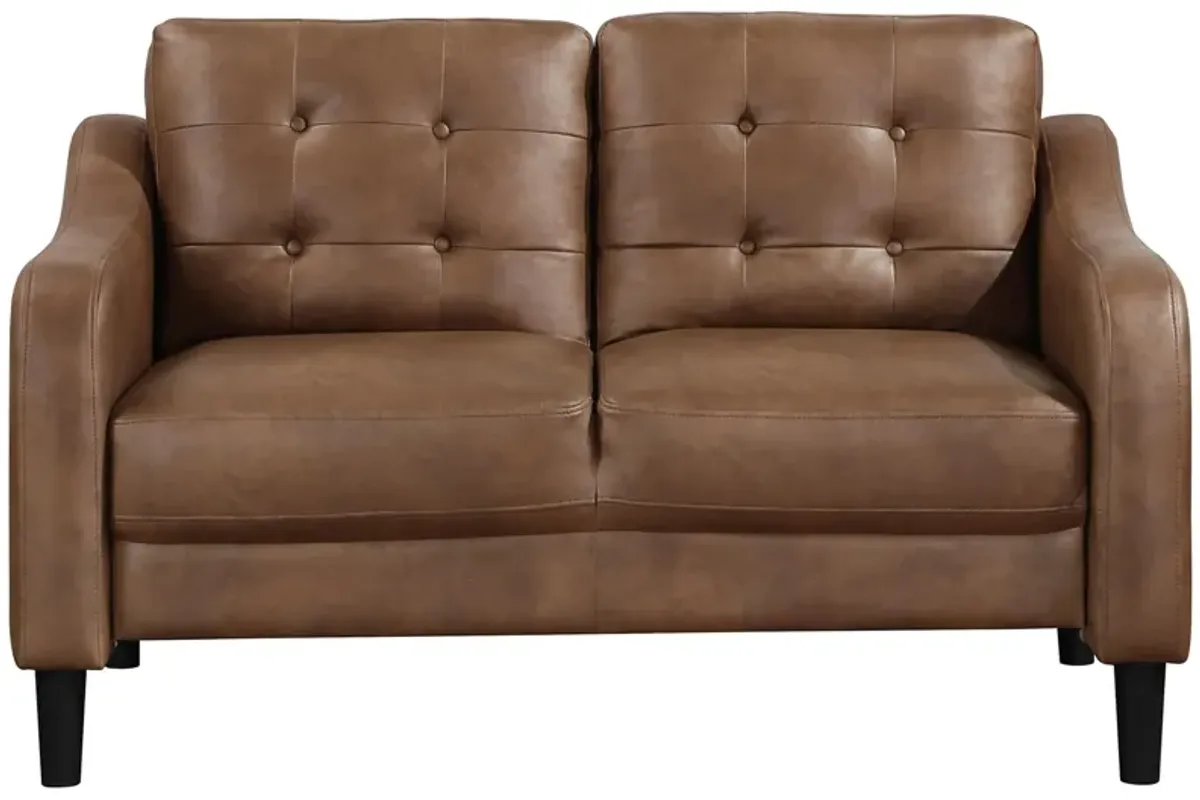 Pacey Loveseat in Brown by Homelegance