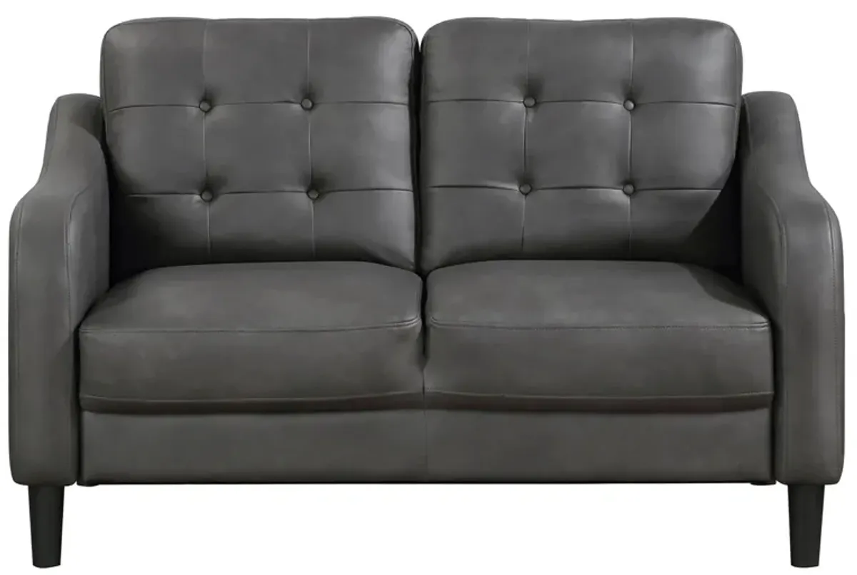 Pacey Loveseat in Gray by Homelegance