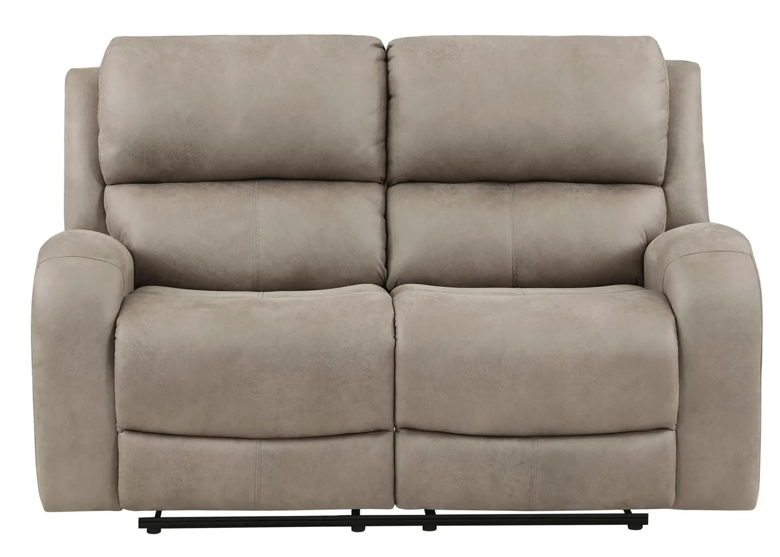 Emillia Double Reclining Loveseat in Brown by Homelegance