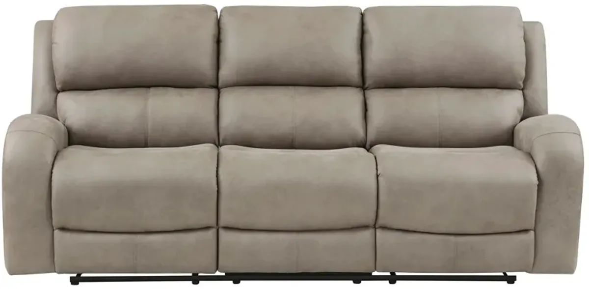 Emillia Double Reclining Sofa in Brown by Homelegance