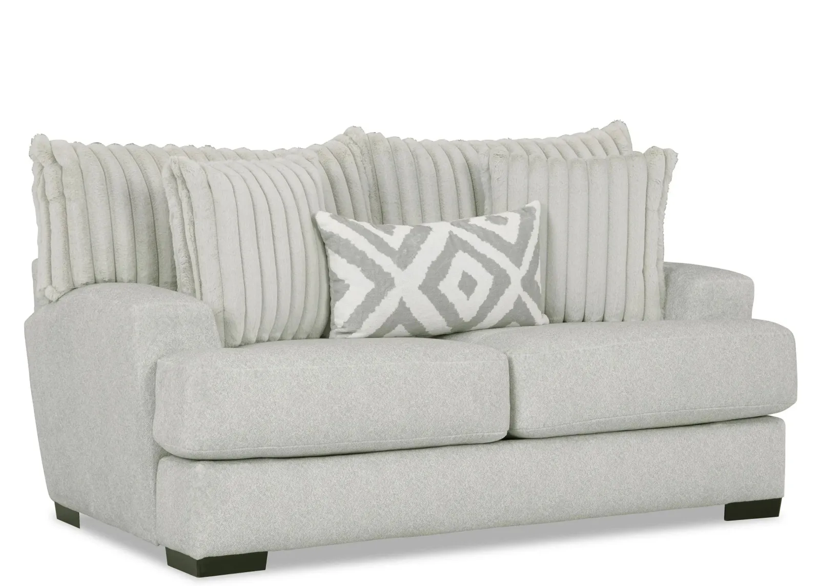 Mondo Loveseat in Silver by Albany Furniture