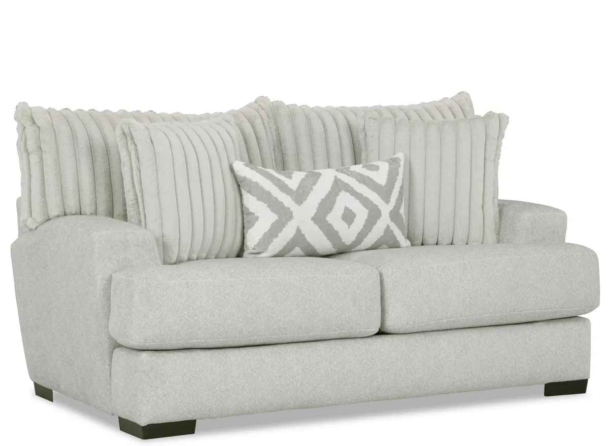 Mondo Loveseat in Silver by Albany Furniture