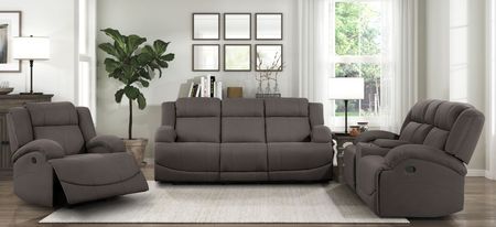 Brennen Reclining Console Loveseat in Chocolate by Homelegance