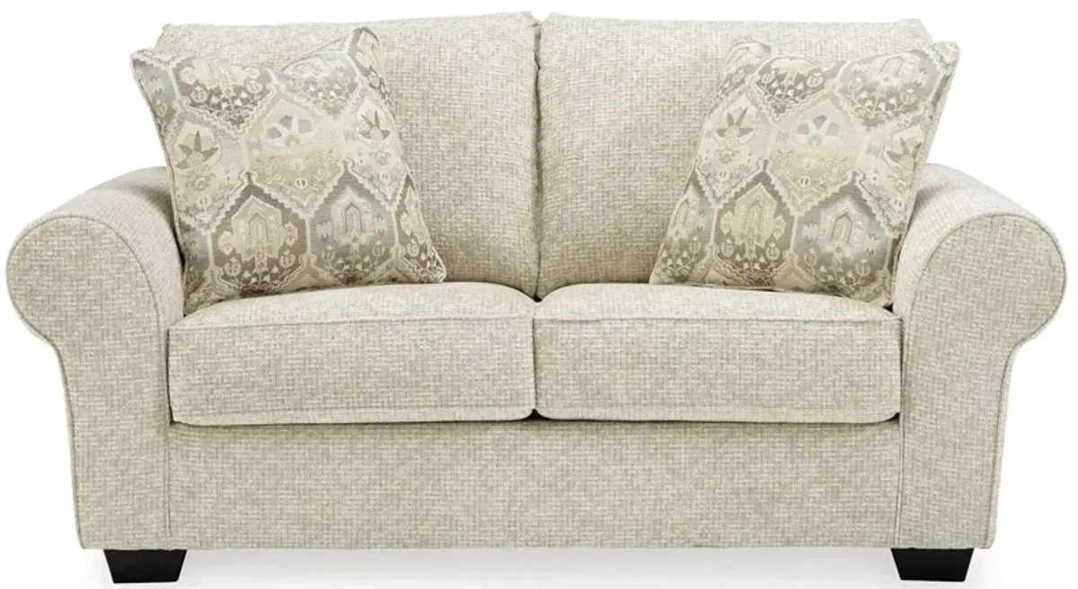 Haisley Loveseat in Ivory by Ashley Furniture