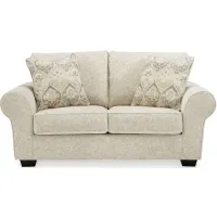 Haisley Loveseat in Ivory by Ashley Furniture