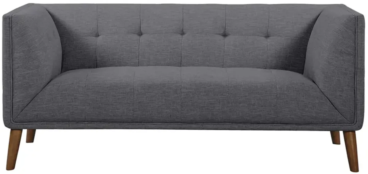 Cecile Loveseat in Dark Gray by Armen Living